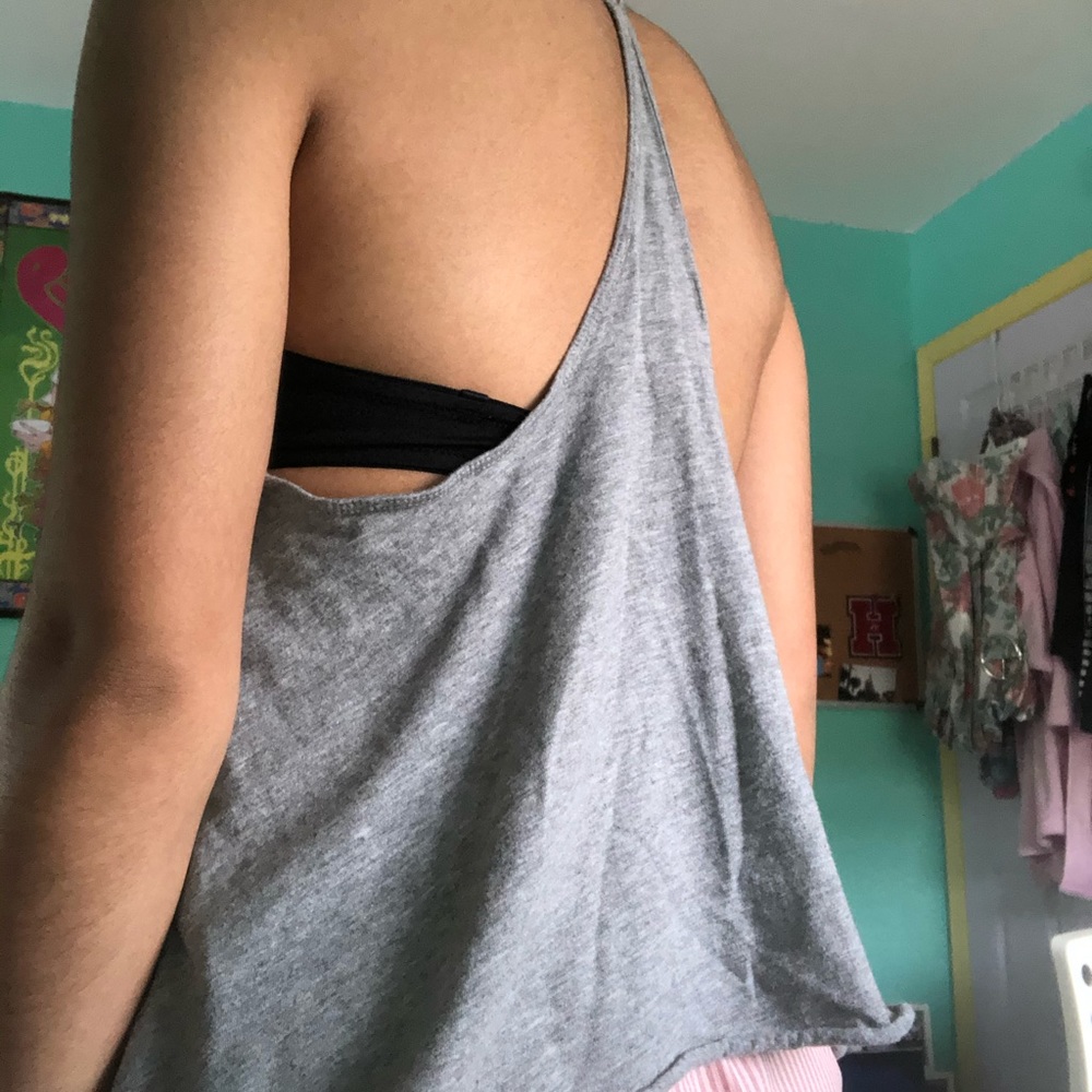 gray halter top - Picture 2 of 2